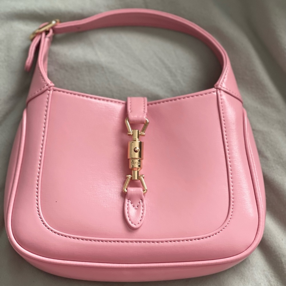 Gucci Pink Mini Jackie Purse gold hardware
